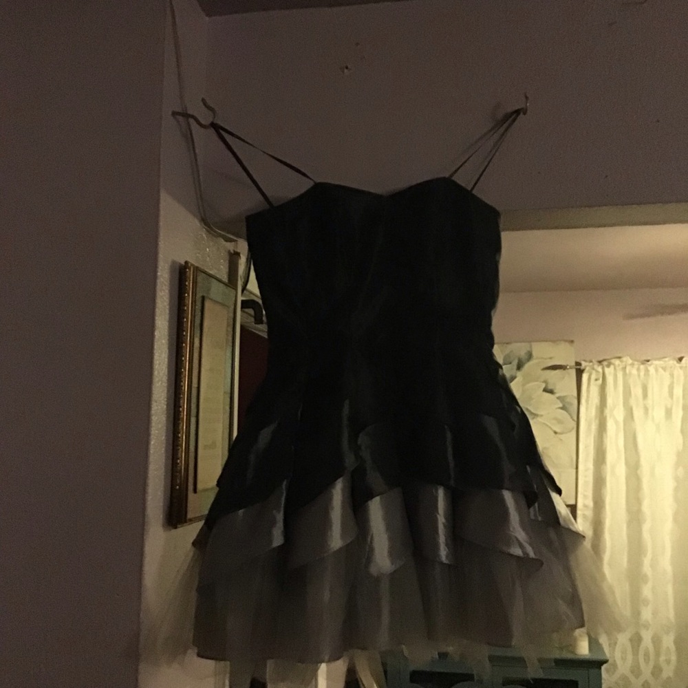 Beautiful black and gray dress